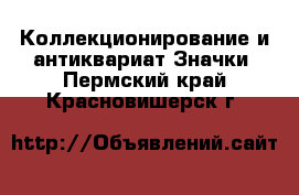 Коллекционирование и антиквариат Значки. Пермский край,Красновишерск г.